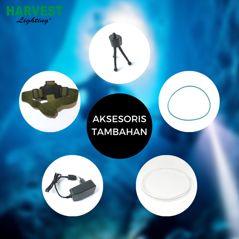 AKSESORIS SPARE PART ACCESORIES SPAREPARTS HEADLAMP SENTER KEPALA  HARVEST LIGHTING