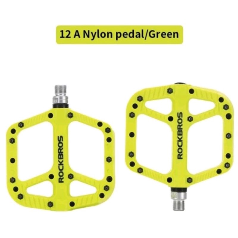 Rockbros 12A Pedal Bearing Nylon Tapak Lebar Pedal Sepeda