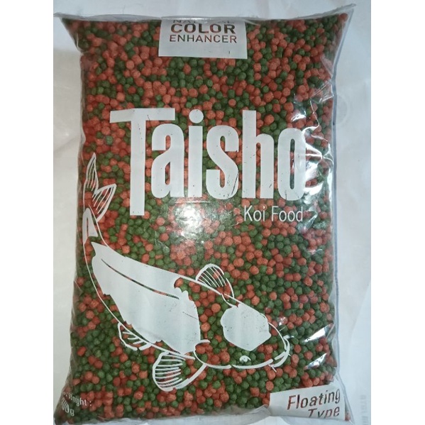 Jual Taisho Pakan Koi Mm Gram Campur Merah Hijau Makanan Ikan Hias Mas Koki Mujaer Shopee