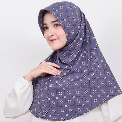 BERGO INSTAN MOTIF ELZATTA HIJAB INSTAN JILBAB LANGSUNGAN ZARIA KANAWA ELZATTA