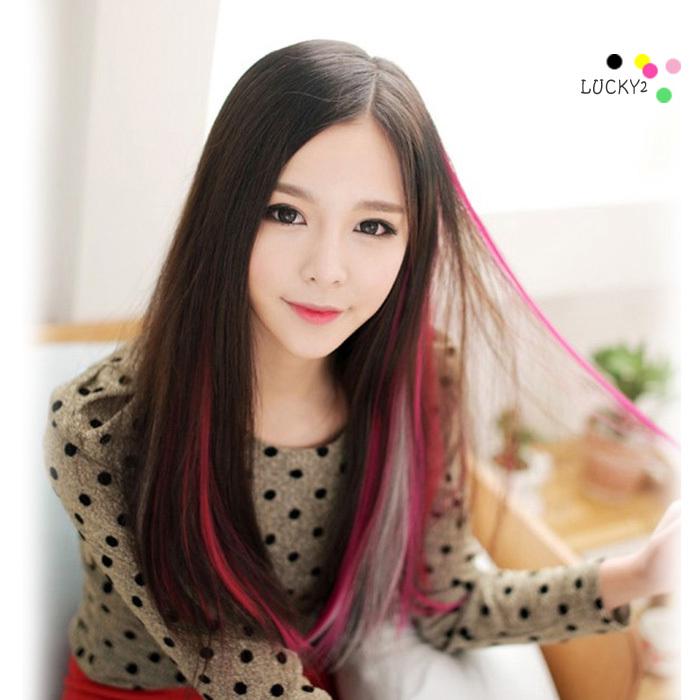 Klip Rambut  Palsu Hair Extension  Model Panjang  Keriting 