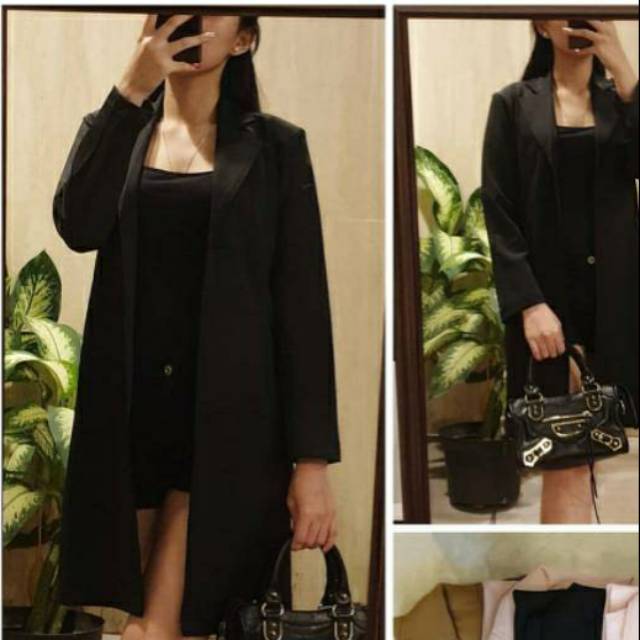 Long blazer coat