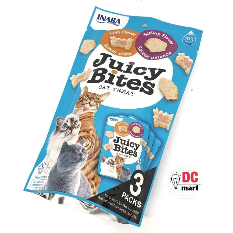 Inaba JUICY BITES Cat Treat ( isi 3 sachet) / Snack Kucing