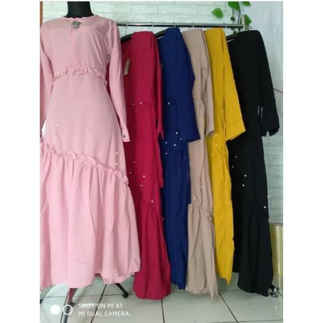 Gamis syari ceruti Via dress