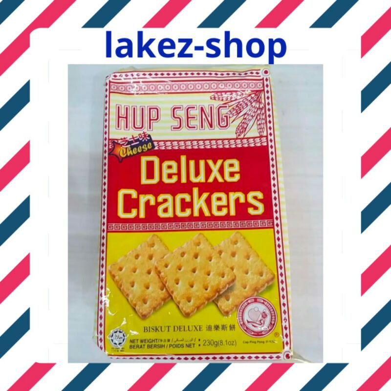 

Hup Seng Cheese / Cream Crackers / Biscuits Hup Seng Keju