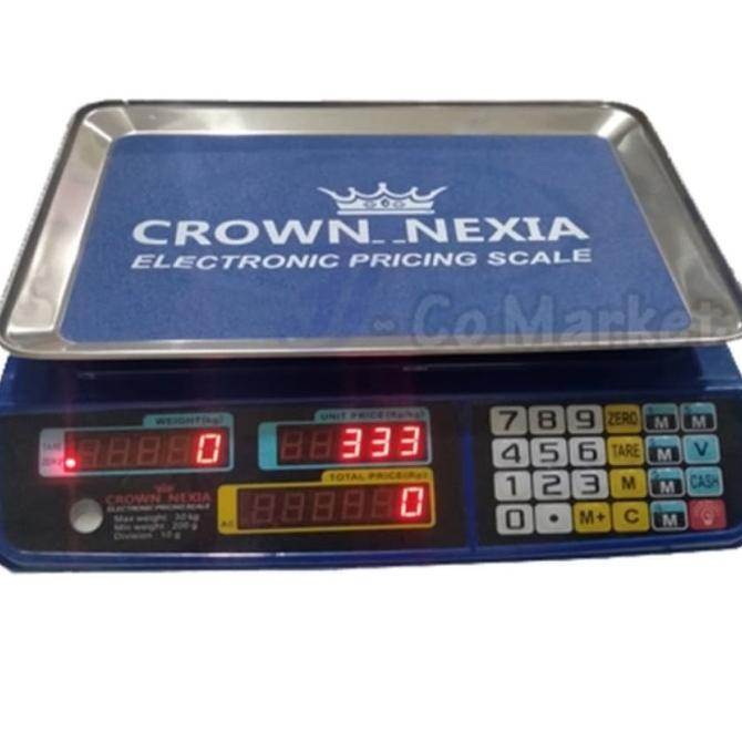 Crown Timbangan Digital 30Kg - Akurat dan Praktis