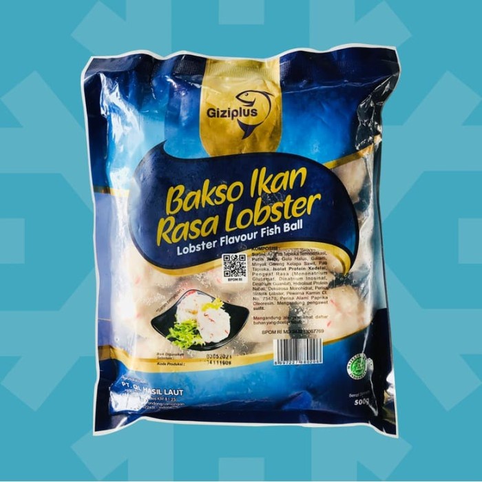 

KETAN-BERAS- GIZIPLUS LOBSTER BALL 500GR -BERAS-KETAN.