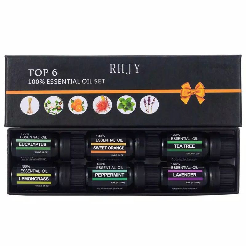 Essential Oil RHJY Set Aromatherapy Diffusers 10ml 6 PCS oils aroma