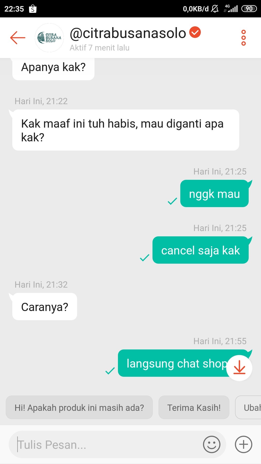 Dedaun Navy Panjang Kemeja Batik Pria Full Furing Bahan Katun Cabut Primisima