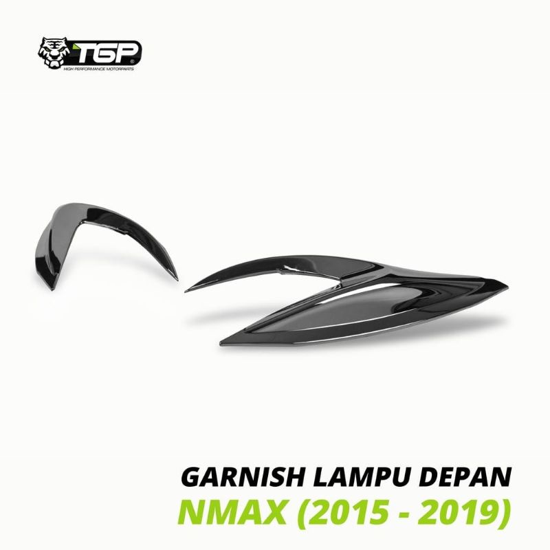 Garnis Lampu depan Yamaha Nmax black crome TGP