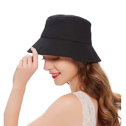 11.11 TERMURAH TOPI BUCKET HAT POLOS BOLAK BALIK