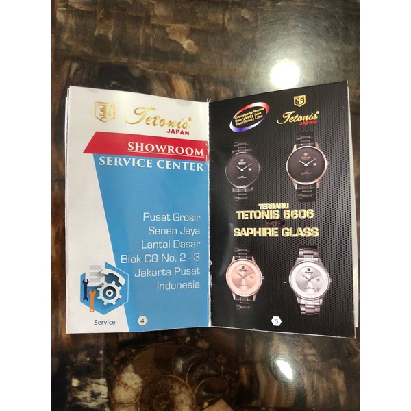 Jam Tangan Pria Tetonis Original 6606 Kaca Saphire Anti Lecet Garansi 1 Tahun Tahan Air