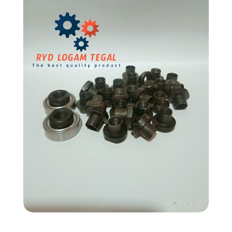 kones bubut + bearing6000 kones bubut Japan Bearing Klaker/Hub Laher As 3/8 Kunci 15 depan belakang