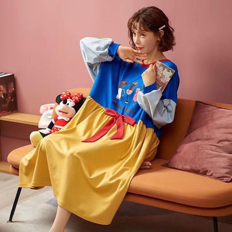 DASTER LENGAN PANJANG IMPORT KATUN MICKEY PITA