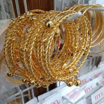 AV92 Grosir Gelang Bangle Melintir Fleksibel