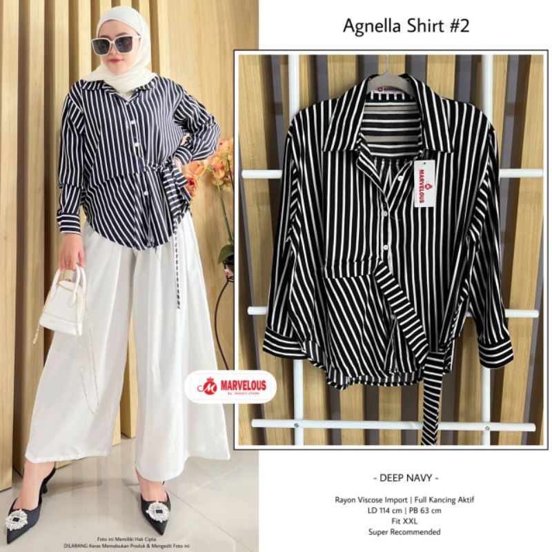 AGNELLA SHIRT #2 BY MARVELOUS (BLOUSE SALUR MUSLIMAH) REKOMENDED