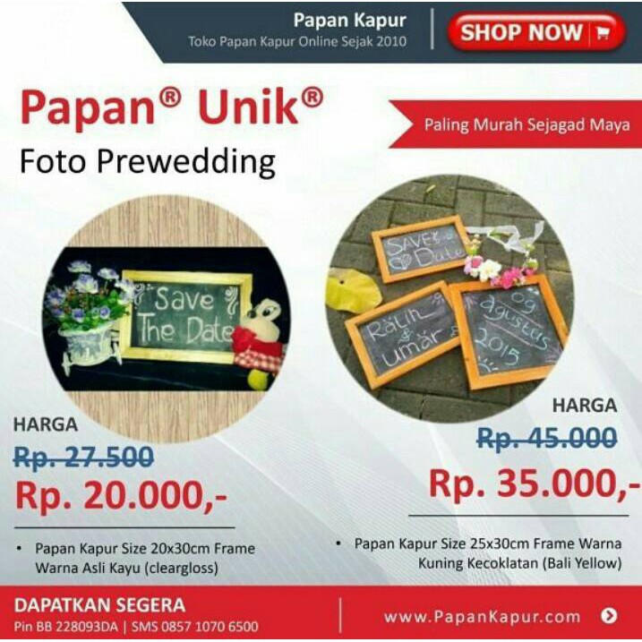 

Papan Tulis Kapur Mini / Mini Chalkboard 20*30cm
