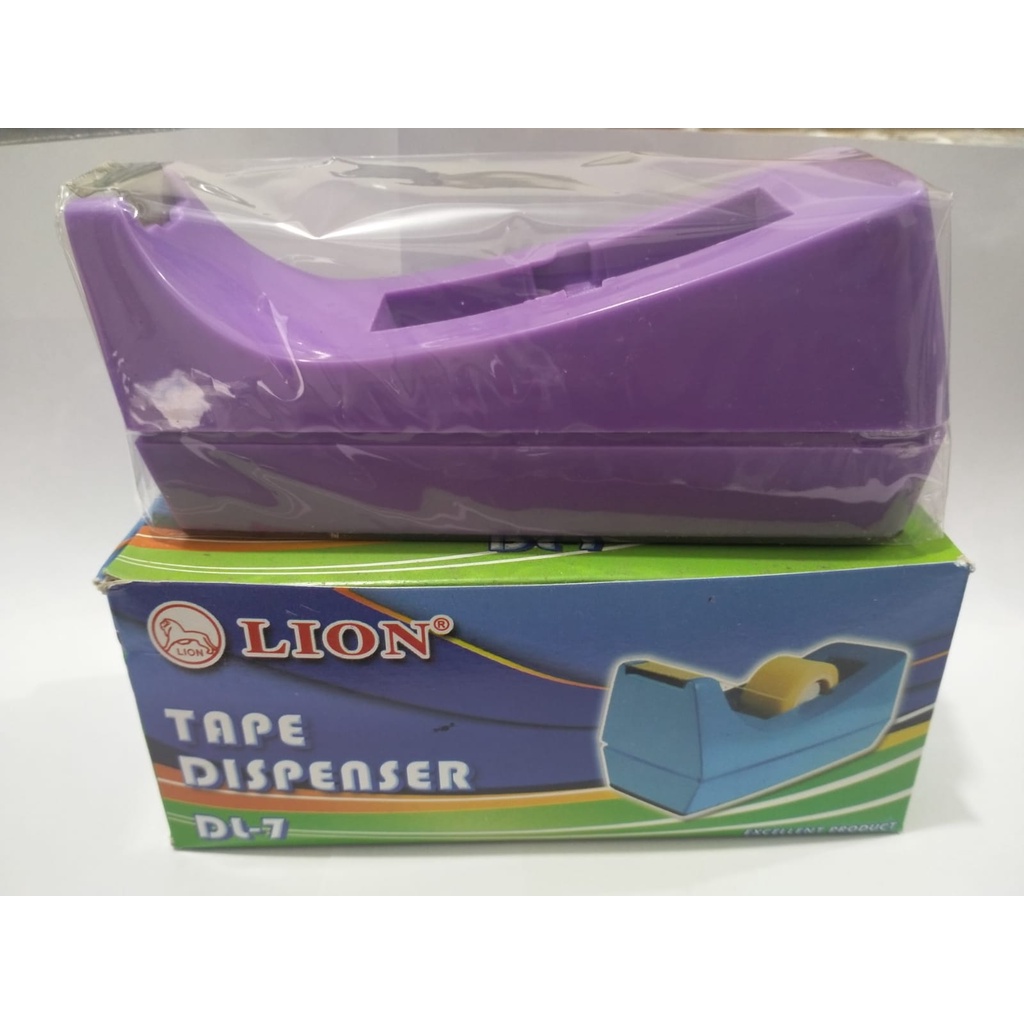 Dispenser Tape / Pemotong Lakban Lion No. 7