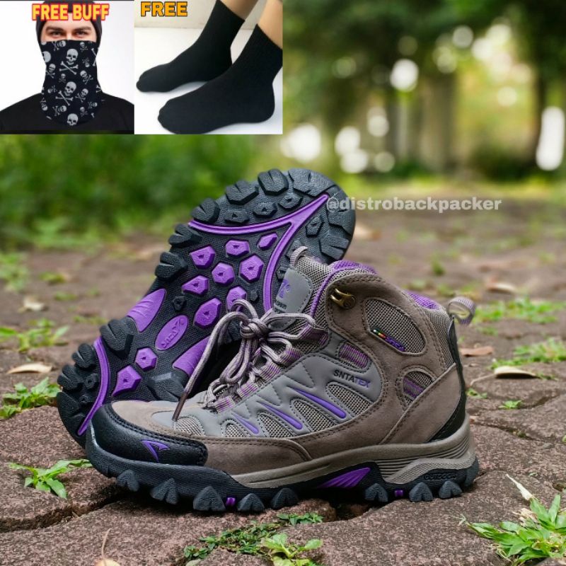 GRATIS BUFF + KAOS KAKI - SEPATU GUNUNG SNTA 609 & YITU