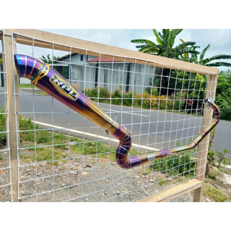 Knalpot Rpl kanan kobra standar silincer keong Vixion 150cc
