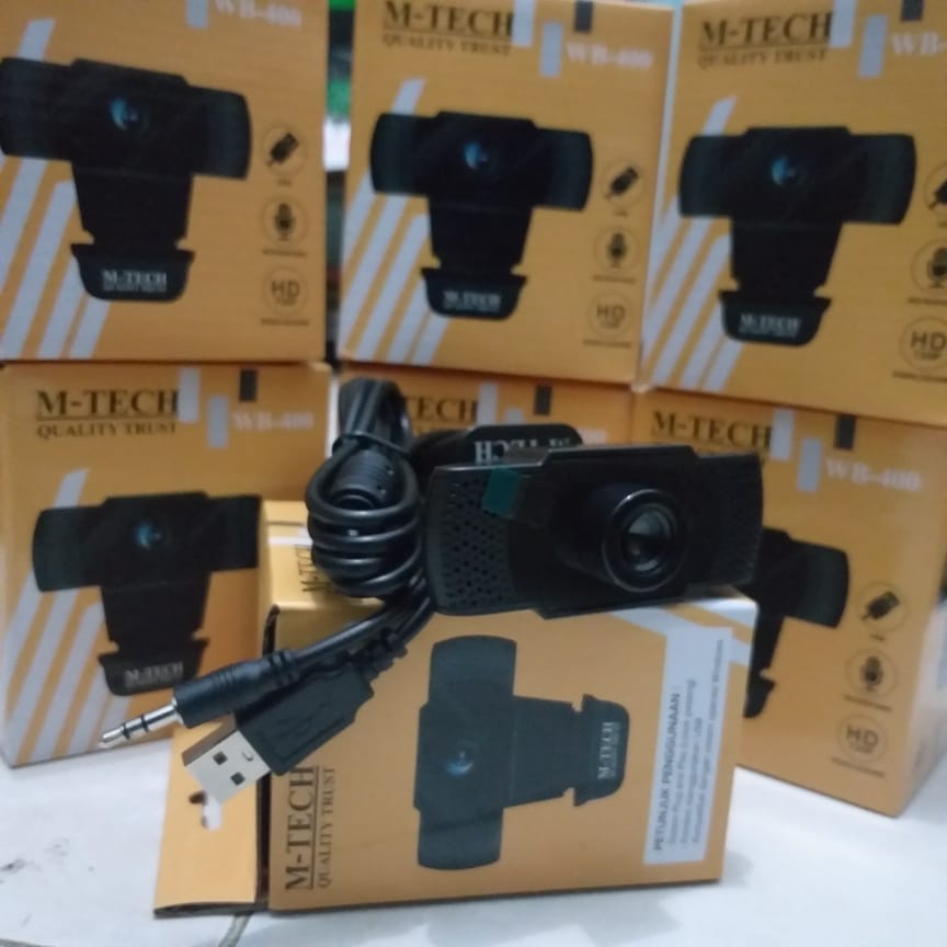 Webcam Mtech WB400 / wb 400 720P Built In Microphone M-TECH Murah