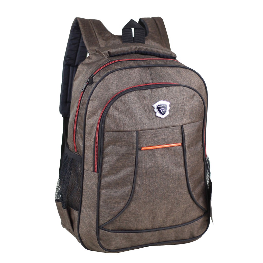 Ransel Backpack Ransel Sekolah Tas Multifungsi Tas Coklat Denim Scotlet Tas Coklat Tas Distro Keren