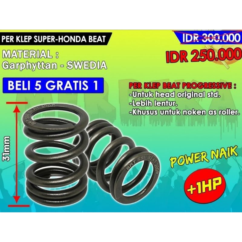 BEST SELLER Per klep BRT beat karbu beat fi beat esp scopy spacy genio beat deluxe mio m3 mio sporty