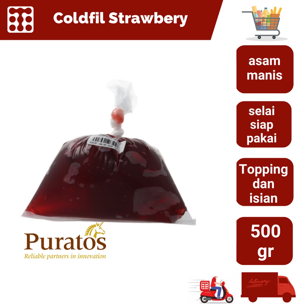 

Coldfil Strawbery 500 Gr / Selai Strawberry