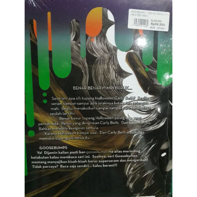 buku goosebumps (topeng hantu)