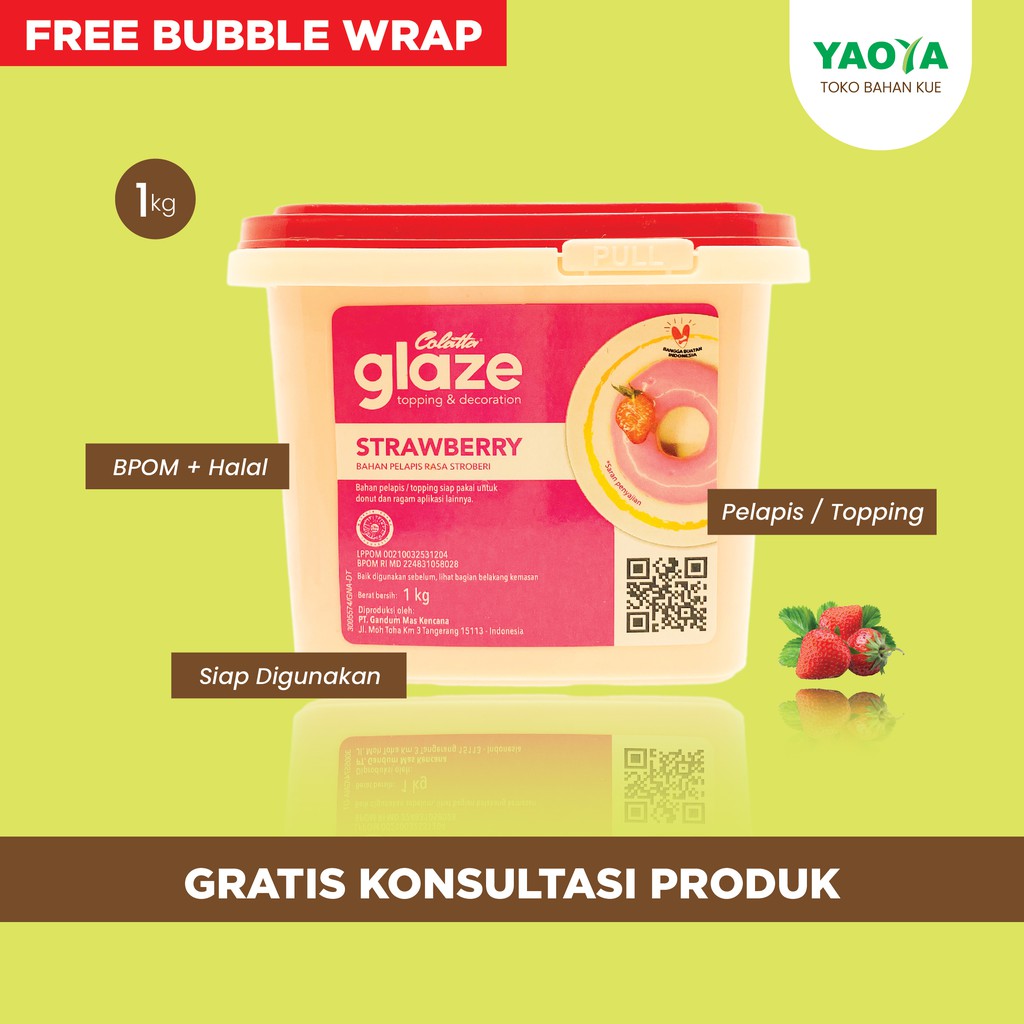 

COLATTA GLAZE JAR 1KG STRAWBERRY