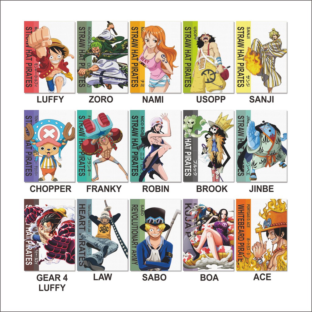 (COD) POSTER KAYU ONE PIECE ANIME HIASAN DINDING