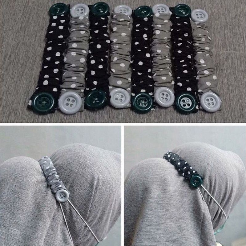 Konektor Masker Hijab Pengait Kancing