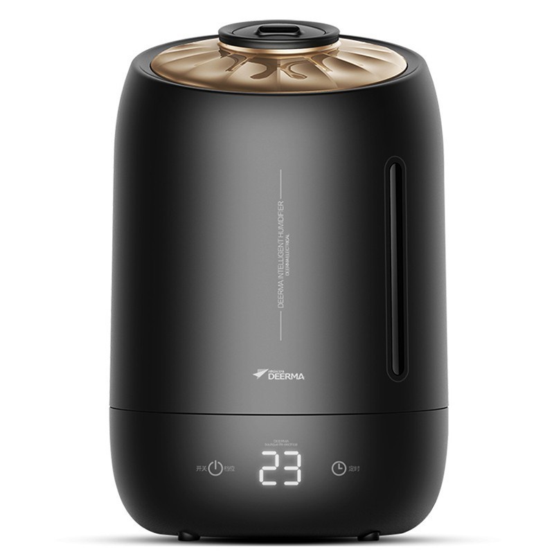 Deerma F600S 5L Humidifier Timing With Intelligent Touch Screen Black