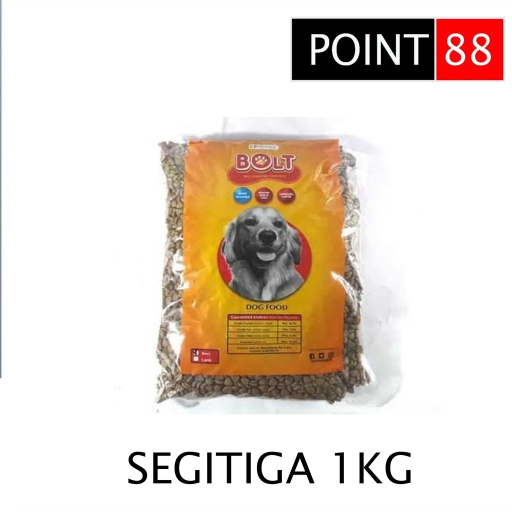 BOLT Dog Segitiga/Bulat/Lamb 1kg (Grab/Gosend)