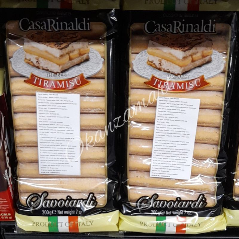 

Casa Rinaldi Tiramisu Savoiardi 200gr