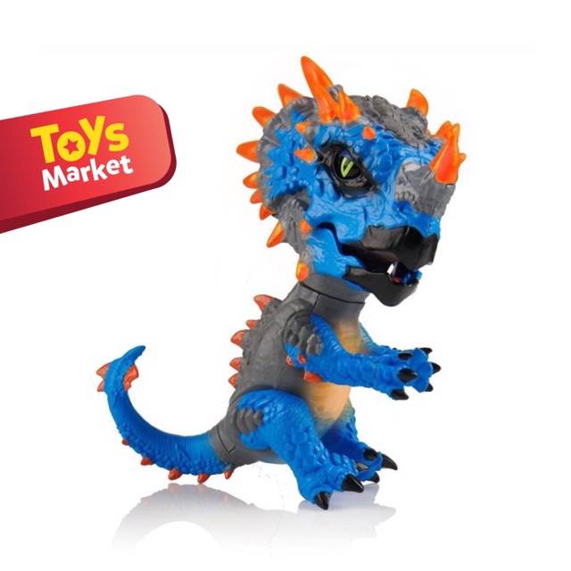 Fingerlings Untamed Radioactive Dinos - Triceratops (Rampage)