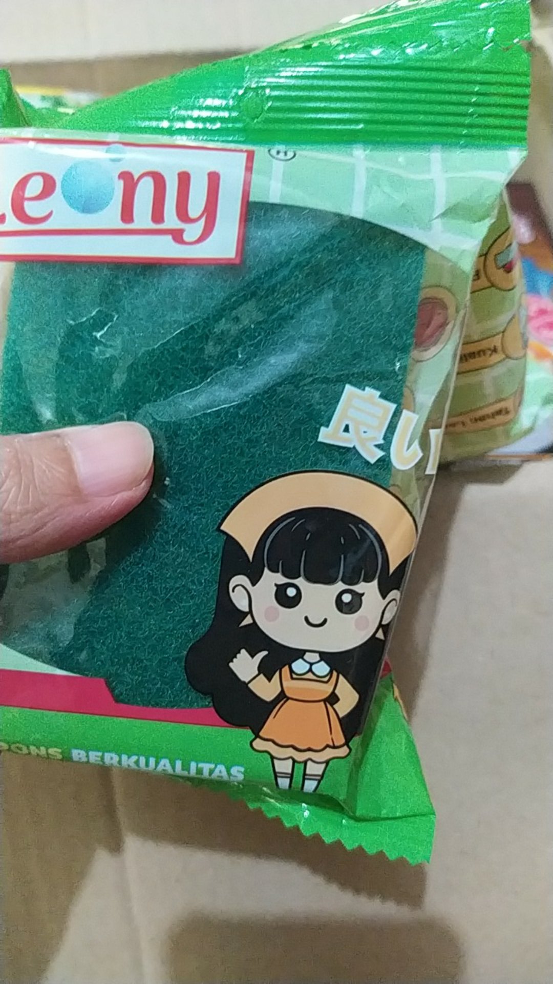 Sabut Cuci Piring Spons Hijau Kuning Spon