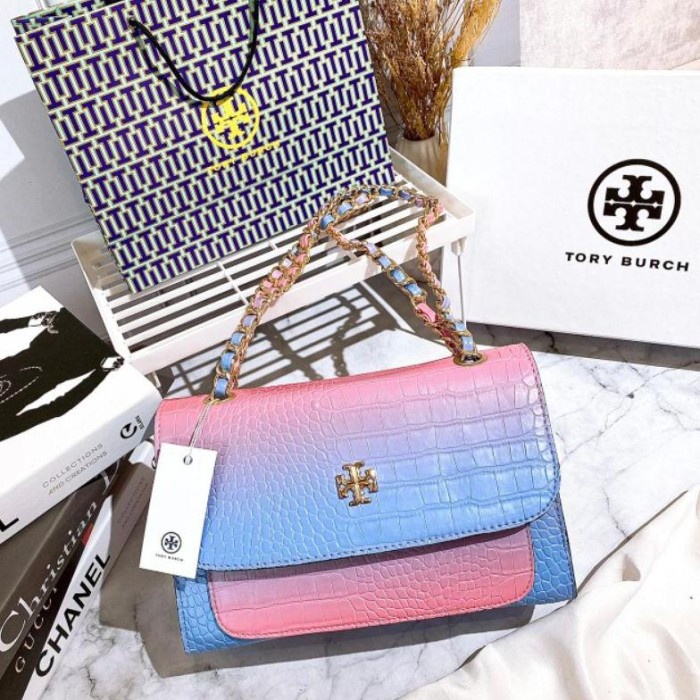 

(TERLARIS) SHOULDER BAG T*RY GRADASI ( KODE S81) 1TALI + FREE PAPERBAG - Biru + paperbag