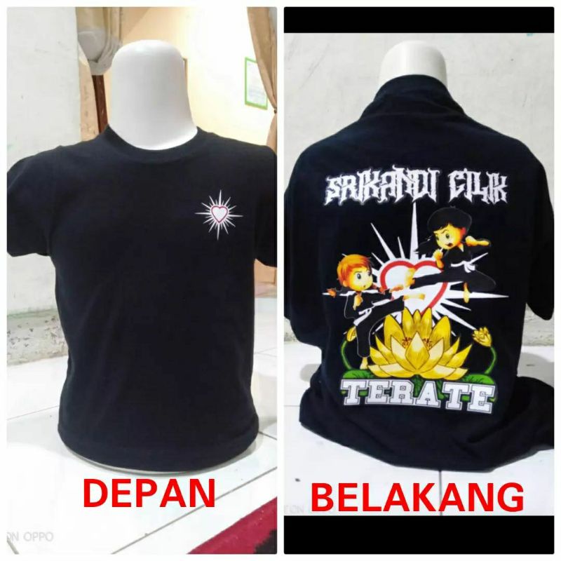 kaos anak srikandi cilik terate, srikandi anak PSHT