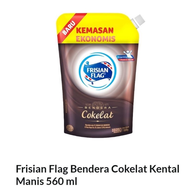 

Frisian Flag bendera coklat 560ml