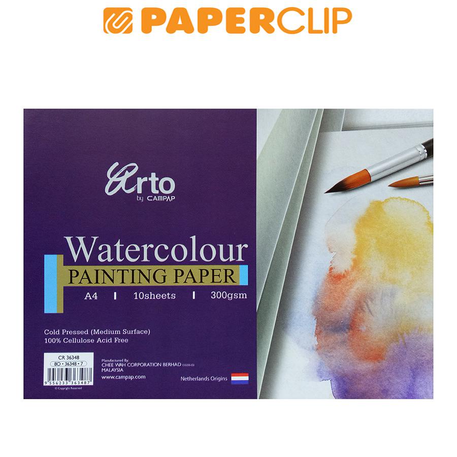 

PAPER WATERCOLOR SHEET ARTO A4 300GSM 80-36348-7