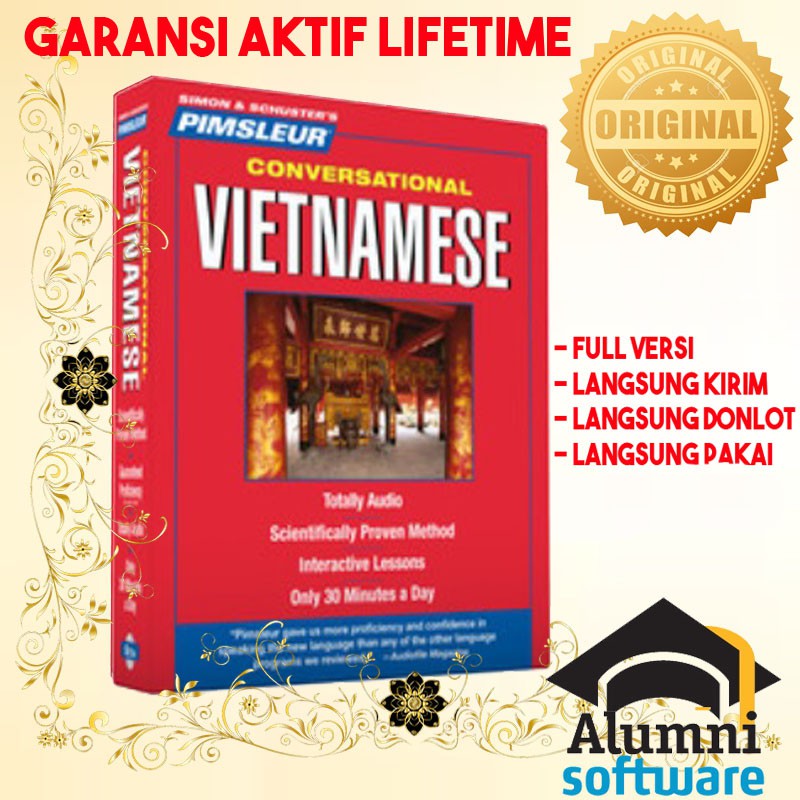 [PAKET] Pimsleur VIETNAMESE Vietnam - Audio Mp3 Teknik Belajar Bahasa