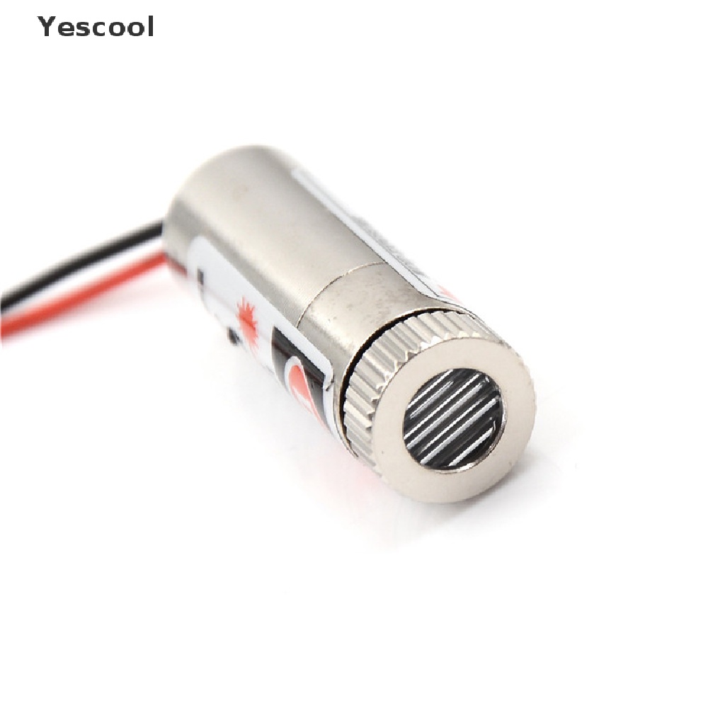 Yescool 650nm 5mW Red Point / Line / Cross Laser Module Head Glass Lens Focusable .