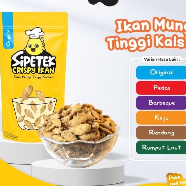 

Sipetek crispy ikan rumput laut/lauk sehat/lauk kering/lauk praktis