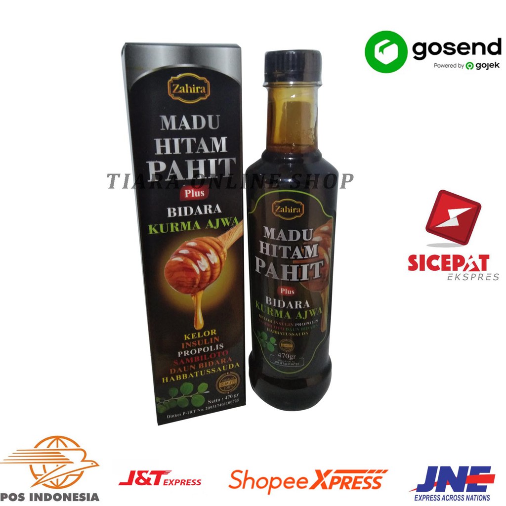 Madu Hitam Pahit Plus Sambiloto Dan Daun Bidara 470 gr