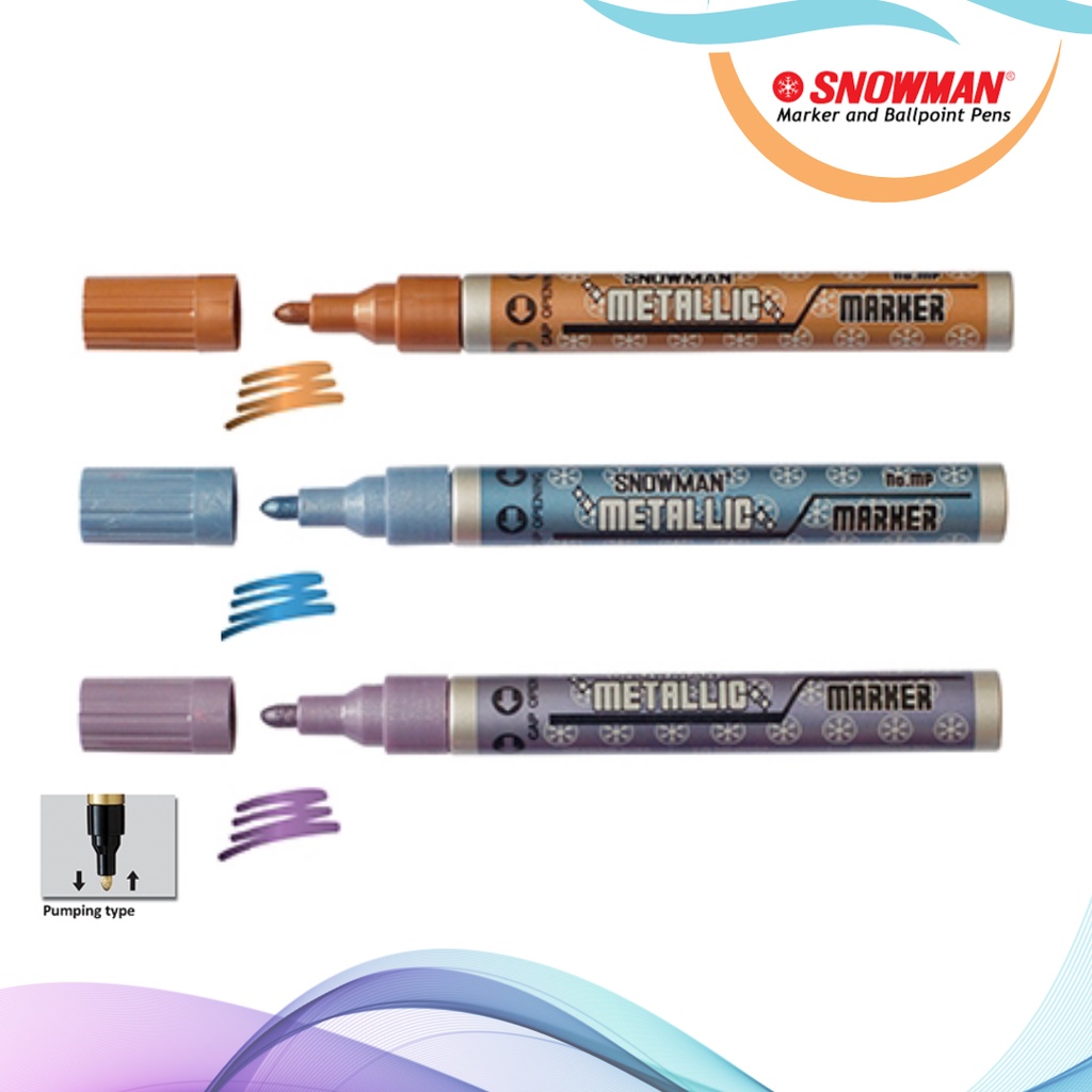 

METALLIC PAINT MARKER / SPIDOL CAT METALIK SNOWMAN MP-12