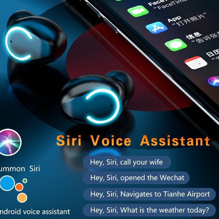 Harga Murah.. (COD) F9-47 Headset Bluetooth 3500mah Power Bank Wireless Earphone Dengan Senter TWS w