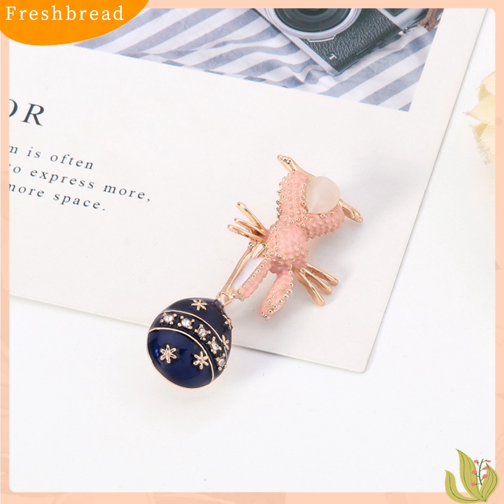 Terlaris Women Fashion Rhinestone Inlaid Cute Bunny Balloon Design Brooch Pin for Party