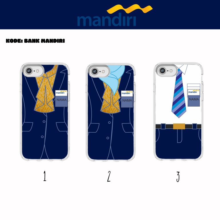custom case Profesi - pegawai Bank Mandiri