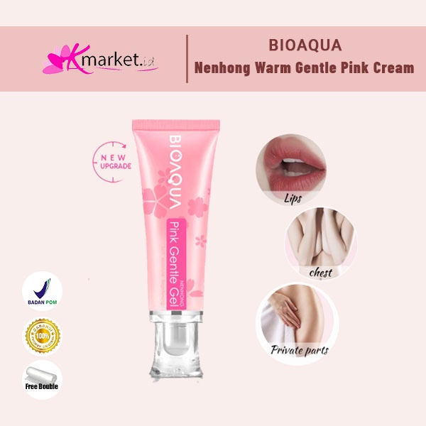 BIOAQUA Warm Gentle Pink Nenhong Cream 30g pemerah bibir puting Krim Pemutih Ketiak Paha Pantat Area Intim